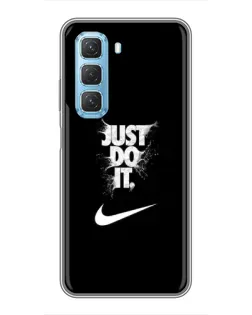 Чохол для Infinix Hot 50 5G з картинкою «Текстовий принт Nike» Чохол для Infinix Hot 50 5G з картинкою «Текстовий принт Nike»