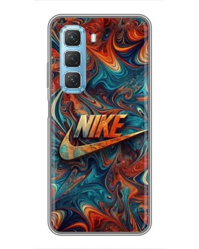 Чехол для Infinix Hot 50 5G с картинкой «Nike в абстракции» Чехол для Infinix Hot 50 5G с картинкой «Nike в абстракции»