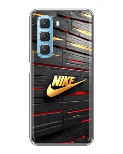 Чехол для Infinix Hot 50 5G с картинкой «Золотой Nike на металле» Чехол для Infinix Hot 50 5G с картинкой «Золотой Nike на металле»