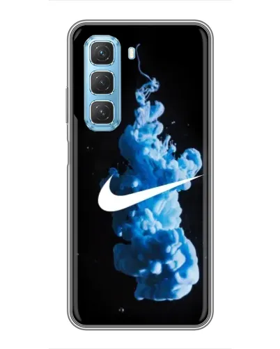 Чехол для Infinix Hot 50 5G с картинкой «Nike и синий дым» Чехол для Infinix Hot 50 5G с картинкой «Nike и синий дым»