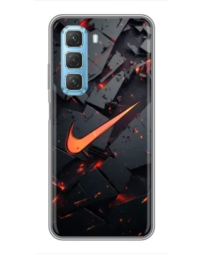 Чехол для Infinix Hot 50 5G с картинкой «Nike — эффект разломов» Чехол для Infinix Hot 50 5G с картинкой «Nike — эффект разломов»