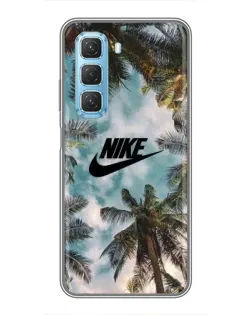 Чохол для Infinix Hot 50 5G з картинкою «Тропічний принт Nike» Чохол для Infinix Hot 50 5G з картинкою «Тропічний принт Nike»