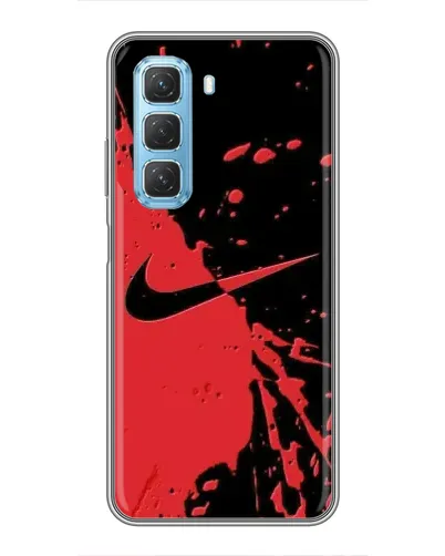 Чехол для Infinix Hot 50 5G с картинкой «Красные брызги Nike» Чехол для Infinix Hot 50 5G с картинкой «Красные брызги Nike»