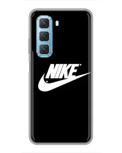 Чохол для Infinix Hot 50 5G з картинкою «Мазки фарби Nike» Чохол для Infinix Hot 50 5G з картинкою «Мазки фарби Nike»