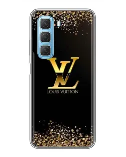 Чехол для Infinix Hot 50 5G с картинкой «LV — золотые искры»
