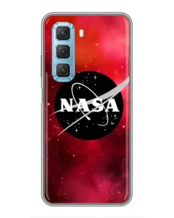 Чехол для Infinix Hot 50 5G с картинкой «NASA — красная туманность»