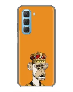Чехол для Infinix Hot 50 5G с картинкой «Золотая обезьяна Bored Ape»