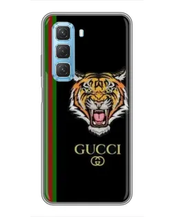 Чехол для Infinix Hot 50 5G с картинкой «Тигр Gucci»