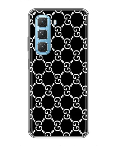 Чехол для Infinix Hot 50 5G с картинкой «Gucci — сетчатый паттерн» Чехол для Infinix Hot 50 5G с картинкой «Gucci — сетчатый паттерн»