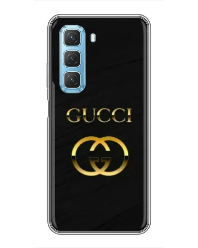 Чехол для Infinix Hot 50 5G с картинкой «Золотой логотип Gucci» Чехол для Infinix Hot 50 5G с картинкой «Золотой логотип Gucci»
