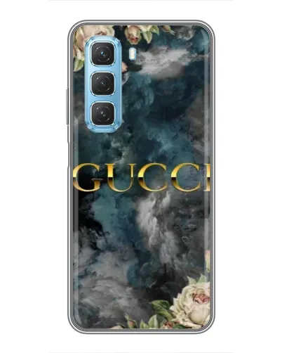 Чехол для Infinix Hot 50 5G с картинкой «Абстрактные цветы Gucci» Чехол для Infinix Hot 50 5G с картинкой «Абстрактные цветы Gucci»