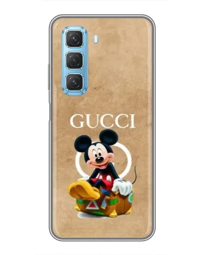 Чехол для Infinix Hot 50 5G с картинкой «Микки Маус Gucci — крафт» Чехол для Infinix Hot 50 5G с картинкой «Микки Маус Gucci — крафт»