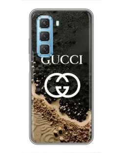 Чехол для Infinix Hot 50 5G с картинкой «Gucci — песчаные дюны»