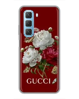 Чехол для Infinix Hot 50 5G с картинкой «Gucci —  сад»