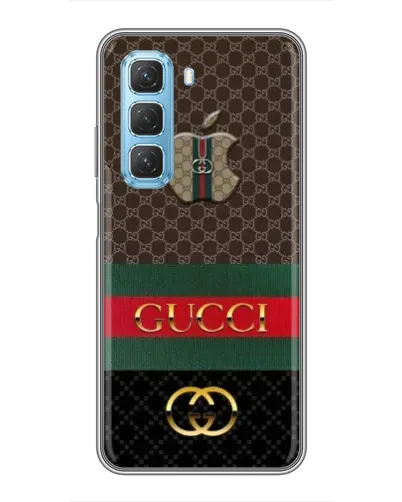 Чехол для Infinix Hot 50 5G с картинкой «Gucci — брендированный десерт» Чехол для Infinix Hot 50 5G с картинкой «Gucci — брендированный десерт»