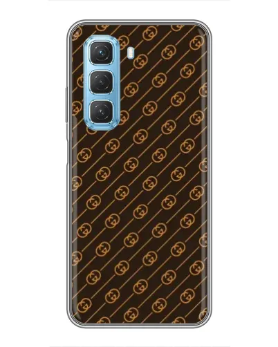 Чехол для Infinix Hot 50 5G с картинкой «Gucci — золотые диагонали» Чехол для Infinix Hot 50 5G с картинкой «Gucci — золотые диагонали»