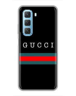 Чехол для Infinix Hot 50 5G с картинкой «Gucci — красный пояс»