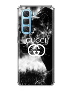 Чехол для Infinix Hot 50 5G с картинкой «Gucci — дикая природа»