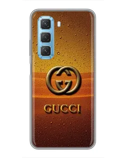 Чехол для Infinix Hot 50 5G с картинкой «Gucci — солнечный градиент»