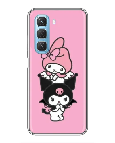 Чехол для Infinix Hot 50 5G с картинкой «My Melody и Kuromi» Чехол для Infinix Hot 50 5G с картинкой «My Melody и Kuromi»