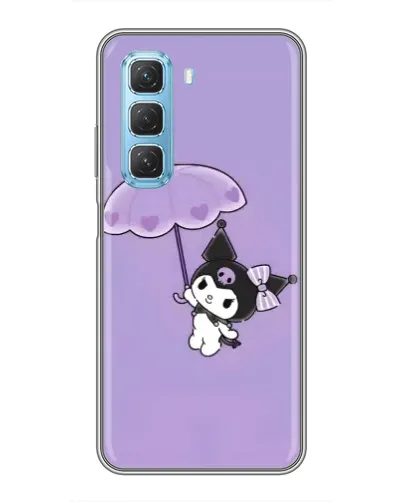 Чехол для Infinix Hot 50 5G с картинкой «Kuromi с зонтиком» Чехол для Infinix Hot 50 5G с картинкой «Kuromi с зонтиком»