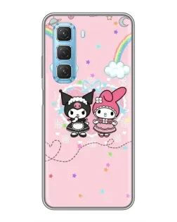Чехол для Infinix Hot 50 5G с картинкой «My Melody и Kuromi»
