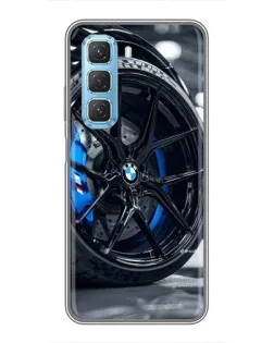 Чехол для Infinix Hot 50 5G с картинкой «Колесо BMW вблизи» Чехол для Infinix Hot 50 5G с картинкой «Колесо BMW вблизи»