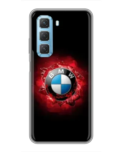 Чехол для Infinix Hot 50 5G с картинкой «Логотип BMW — вспышка»
