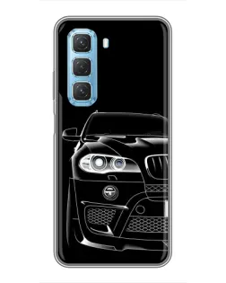 Чехол для Infinix Hot 50 5G с картинкой «Темный силуэт BMW» Чехол для Infinix Hot 50 5G с картинкой «Темный силуэт BMW»