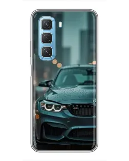 Чехол для Infinix Hot 50 5G с картинкой «BMW в огнях города» Чехол для Infinix Hot 50 5G с картинкой «BMW в огнях города»