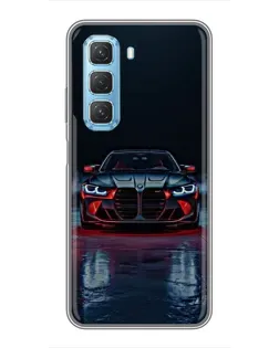 Чехол для Infinix Hot 50 5G с картинкой «BMW на мокрой дороге» Чехол для Infinix Hot 50 5G с картинкой «BMW на мокрой дороге»