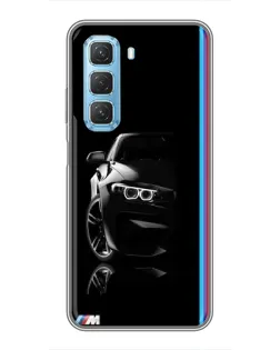Чехол для Infinix Hot 50 5G с картинкой «Силуэт BMW в темноте» Чехол для Infinix Hot 50 5G с картинкой «Силуэт BMW в темноте»
