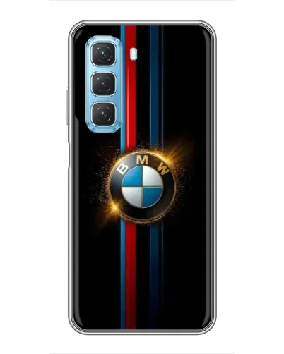 Чехол для Infinix Hot 50 5G с картинкой «BMW M-Power неон»