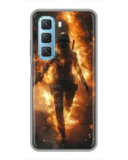 Чехол для Infinix Hot 50 5G с картинкой «BMW — скорость в дожде» Чехол для Infinix Hot 50 5G с картинкой «BMW — скорость в дожде»