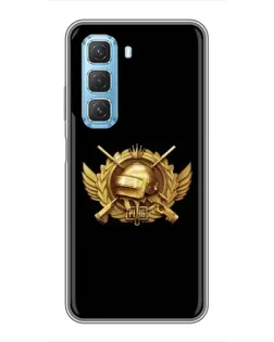 Чехол для Infinix Hot 50 5G с картинкой «PUBG — оранжевый градиент» Чехол для Infinix Hot 50 5G с картинкой «PUBG — оранжевый градиент»