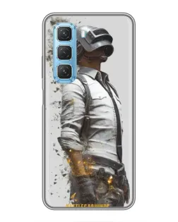 Чехол для Infinix Hot 50 5G с картинкой «PUBG — боец в пыли» Чехол для Infinix Hot 50 5G с картинкой «PUBG — боец в пыли»