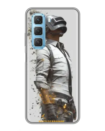 Чехол для Infinix Hot 50 5G с картинкой «PUBG — боец в пыли» Чехол для Infinix Hot 50 5G с картинкой «PUBG — боец в пыли»