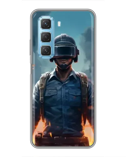 Чехол для Infinix Hot 50 5G с картинкой «PUBG — реалистичный герой» Чехол для Infinix Hot 50 5G с картинкой «PUBG — реалистичный герой»