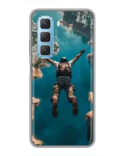 Чехол для Infinix Hot 50 5G с картинкой «PUBG — свободное падение» Чехол для Infinix Hot 50 5G с картинкой «PUBG — свободное падение»