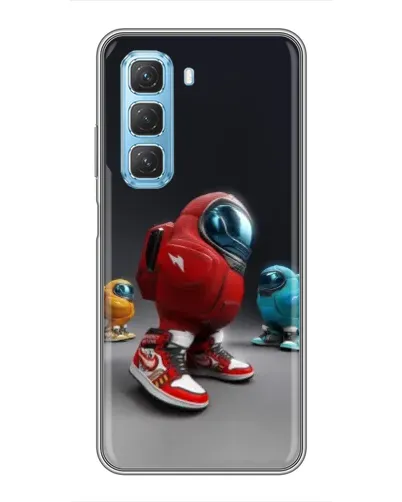 Чехол для Infinix Hot 50 5G с картинкой «Among Us — 3D стиль» Чехол для Infinix Hot 50 5G с картинкой «Among Us — 3D стиль»