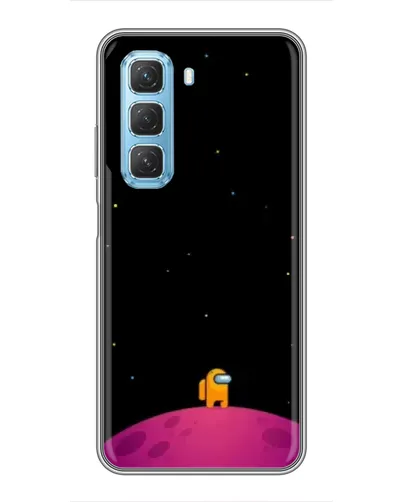 Чехол для Infinix Hot 50 5G с картинкой «Одинокий герой на планете» Чехол для Infinix Hot 50 5G с картинкой «Одинокий герой на планете»
