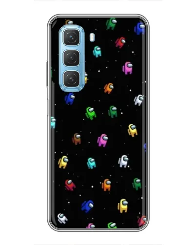 Чехол для Infinix Hot 50 5G с картинкой «Экипаж Among Us» Чехол для Infinix Hot 50 5G с картинкой «Экипаж Among Us»