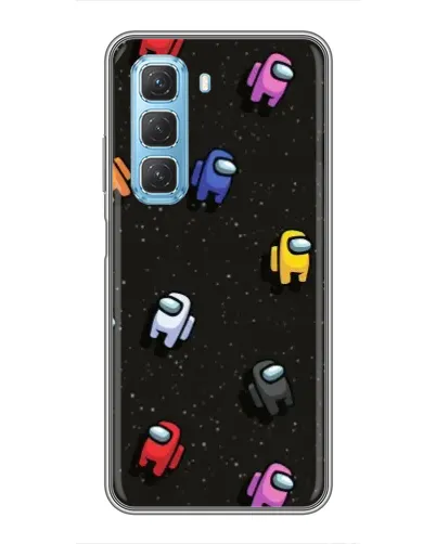 Чехол для Infinix Hot 50 5G с картинкой «Космический паттерн Among Us» Чехол для Infinix Hot 50 5G с картинкой «Космический паттерн Among Us»