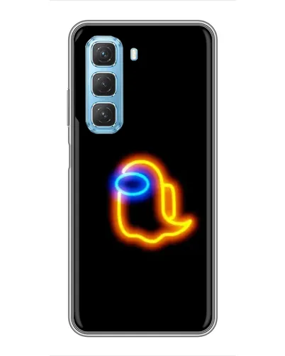 Чехол для Infinix Hot 50 5G с картинкой «Among Us неоновое сияние» Чехол для Infinix Hot 50 5G с картинкой «Among Us неоновое сияние»
