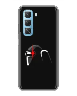 Чехол для Infinix Hot 50 5G с картинкой «Among Us шлем»