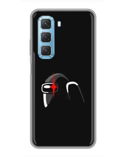 Чехол для Infinix Hot 50 5G с картинкой «Among Us шлем» Чехол для Infinix Hot 50 5G с картинкой «Among Us шлем»