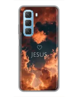 Чехол для Infinix Hot 50 5G с картинкой «Сияние Имени Jesus» Чехол для Infinix Hot 50 5G с картинкой «Сияние Имени Jesus»