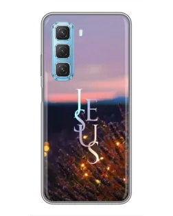 Чехол для Infinix Hot 50 5G с картинкой «Свет Божий ночью»