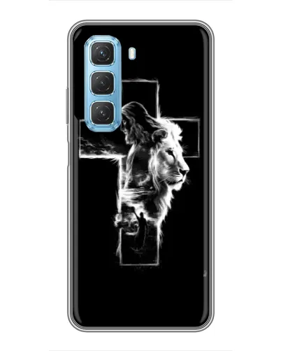 Чехол для Infinix Hot 50 5G с картинкой «Сияющий крест Jesus» Чехол для Infinix Hot 50 5G с картинкой «Сияющий крест Jesus»
