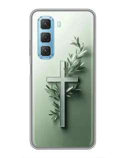 Чехол для Infinix Hot 50 5G с картинкой «Оливковая ветвь»